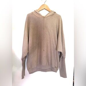 Calvin Klein Hooded Sweater‎ Women’s | Gold Metallic | Sz Small | Knit |